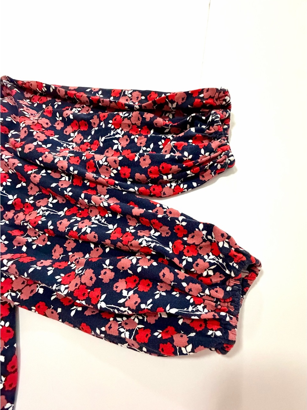 BODEN Willow Dark Floral‎ Midi Dress Size 8 Long Sleeve V-Neck Pullover Fall - Picture 9 of 16